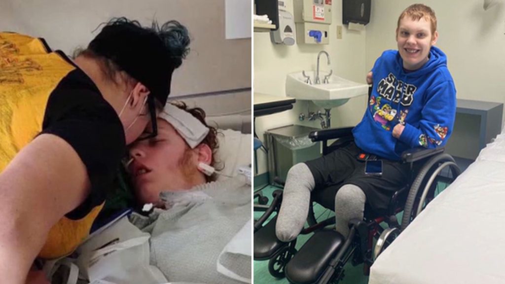Boy, 16, has both hands and feet amputated after doctors discovered the true cause of his ‘tickly throat’
