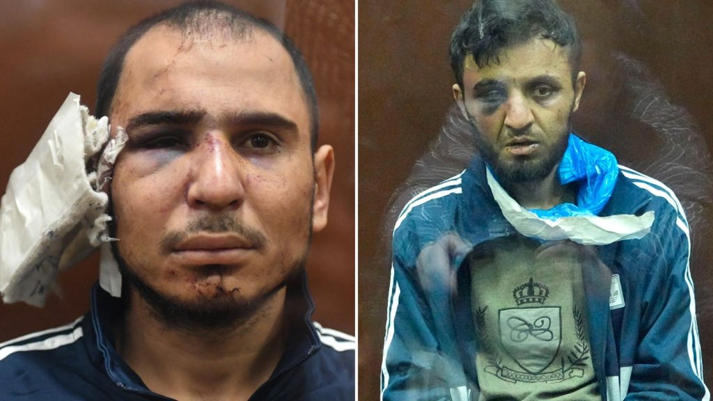 Battered Moscow massacre suspects plead guilty in court as France raises terror threat to highest level