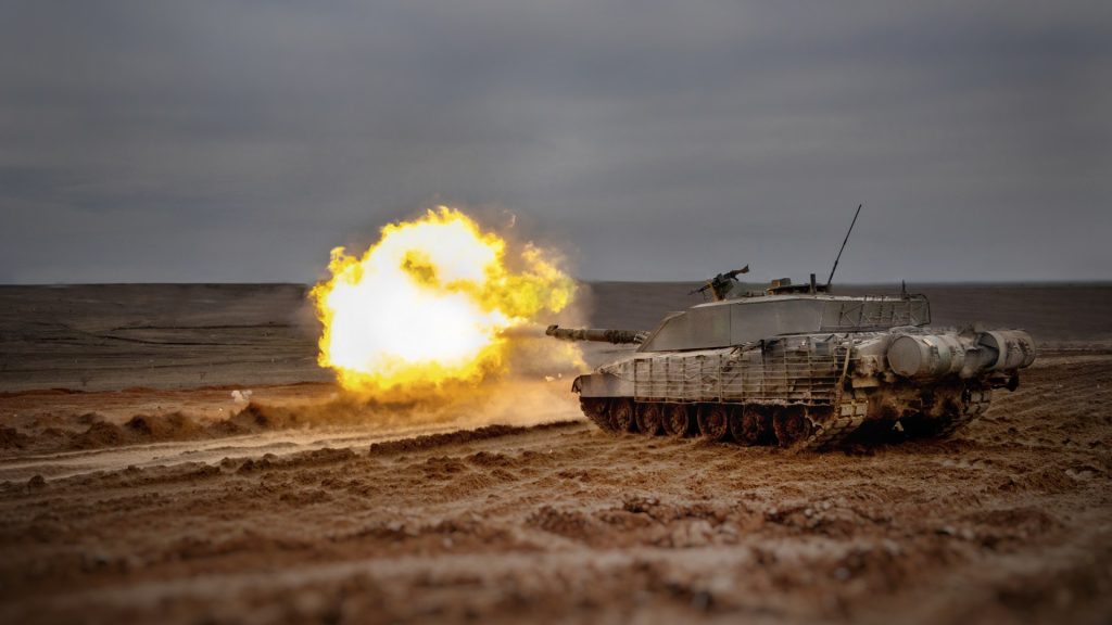 I joined Ukrainian soldiers in Brit-made Challenger 2 tanks that blast Russian invaders from up to 4.5km away