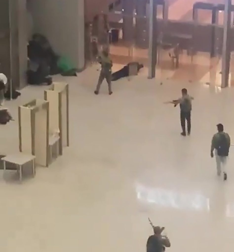 Chilling moment gunmen storm Moscow packed concert hall before killing 40 as IS claim responsibility for attack – The Sun