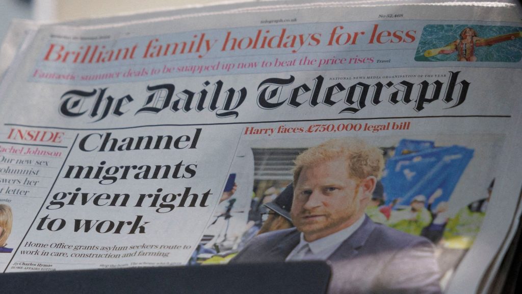 Telegraph acquisition may ‘operate against the public interest’, Ofcom says, as investigation enters phase 2 | Business News