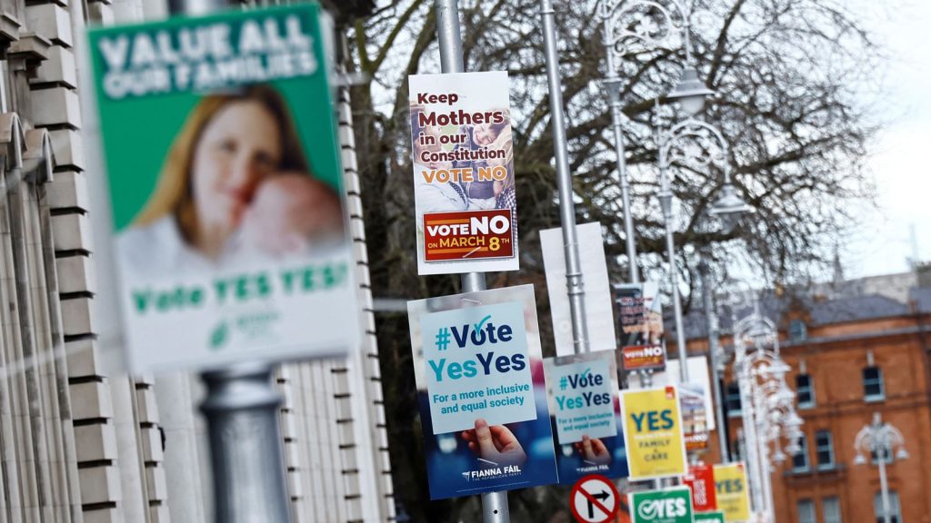 International Women’s Day: Ireland votes on scrapping ‘sexist’ language from constitution | World News