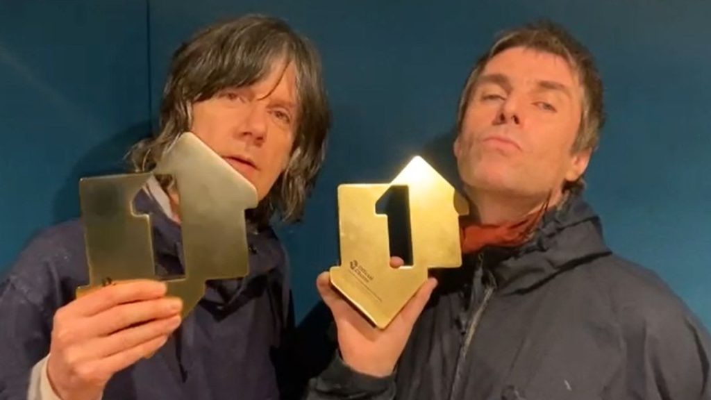 Oasis frontman Liam Gallagher and The Stone Roses guitarist John Squire land number one album with collaboration | Ents & Arts News