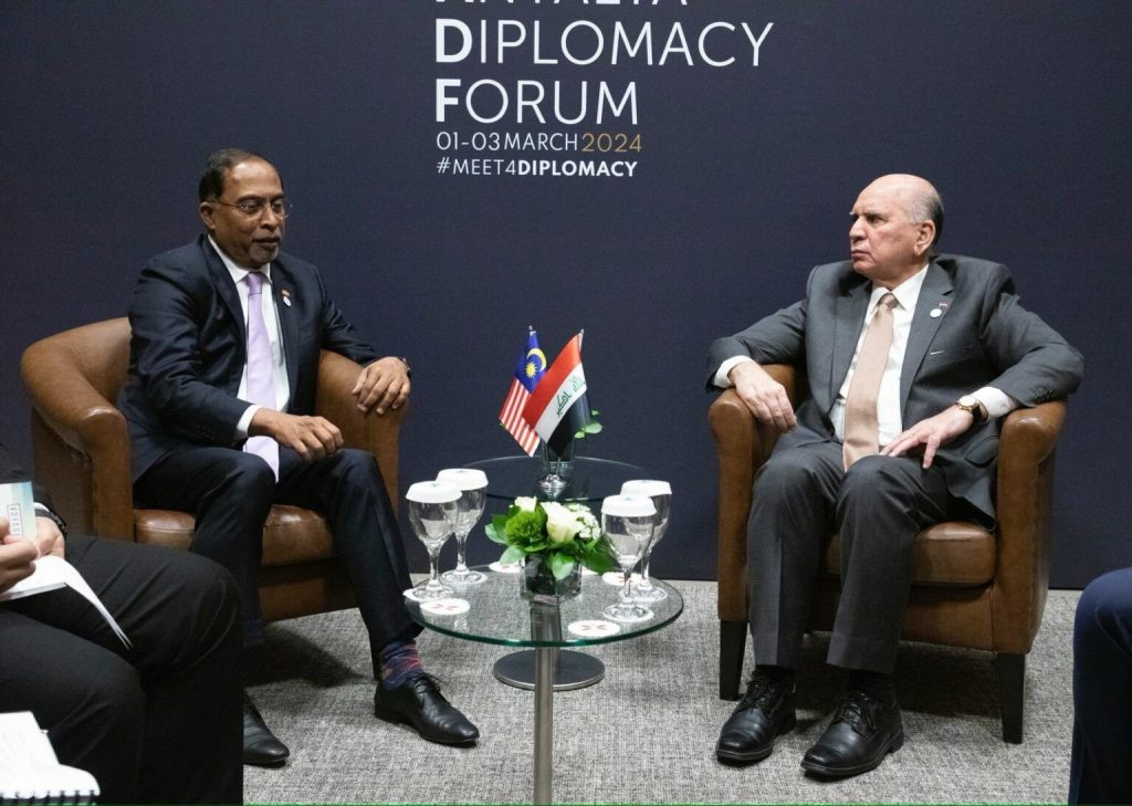 The Foreign Minister discusses preparations for the Prime Minister’s visit to Malaysia