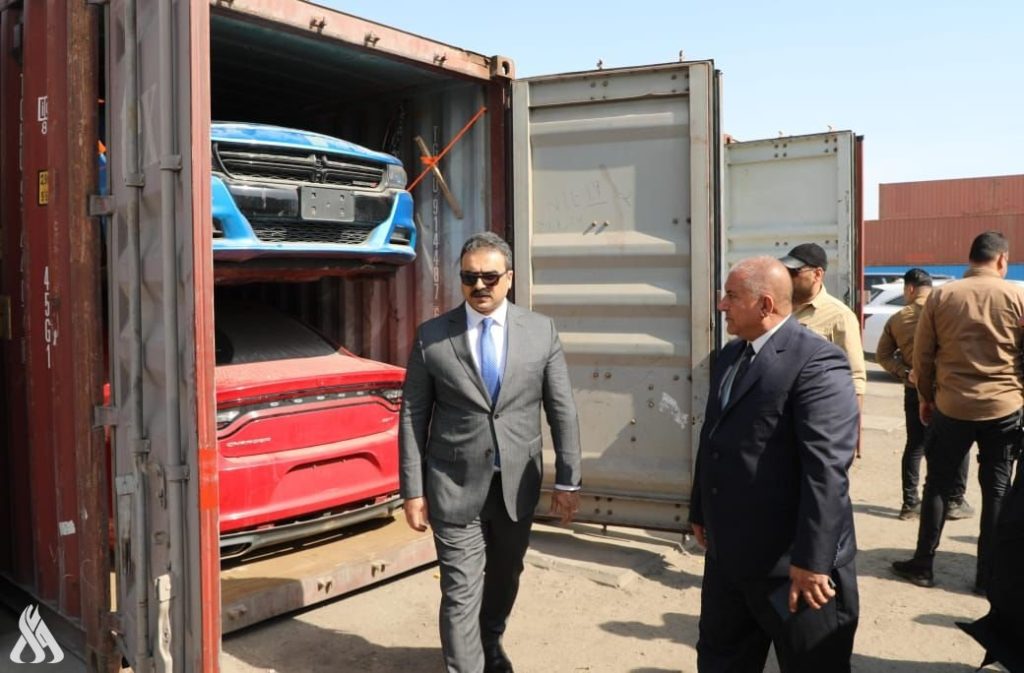 Thwarting the smuggling of 170 wheels at the northern port of Umm Qasr » Iraqi News Agency