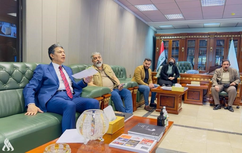 Head of the Iraqi Media Network, Karim Hammadi, officially begins his work