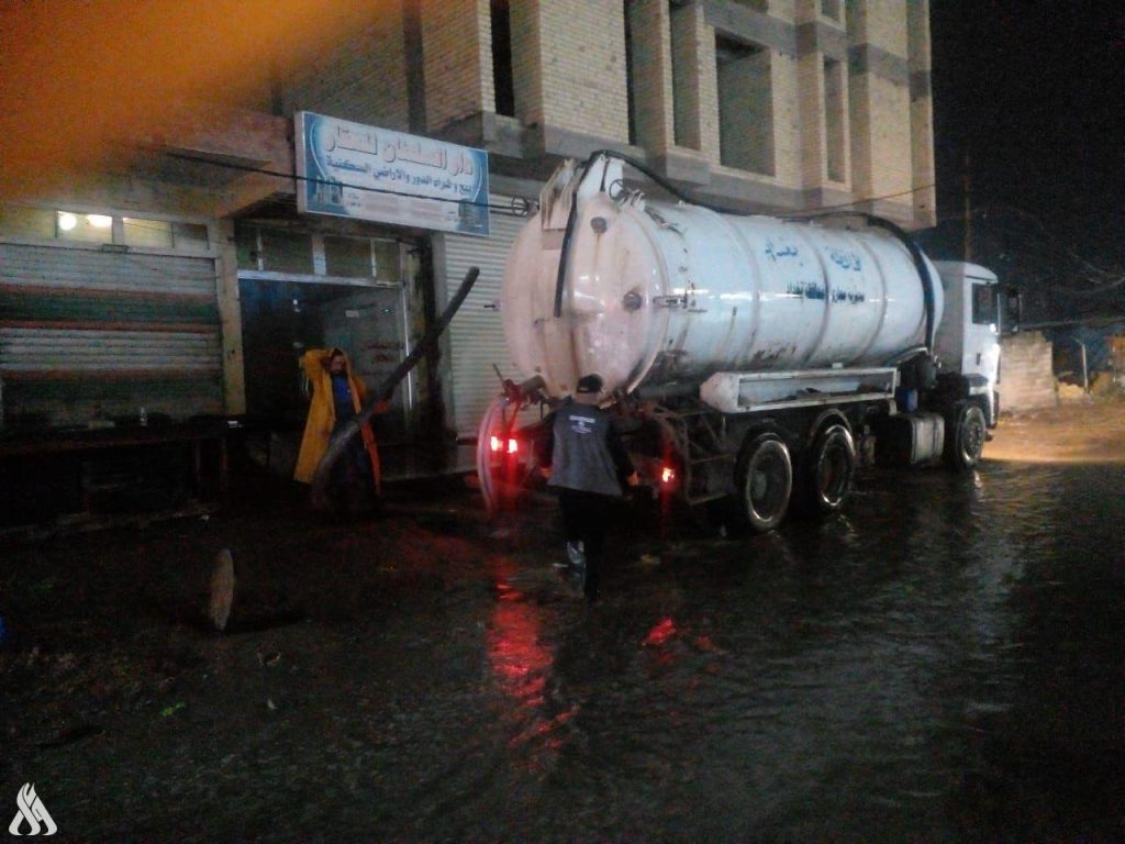 Baghdad Governorate announces control over rainwater drainage » Iraqi News Agency
