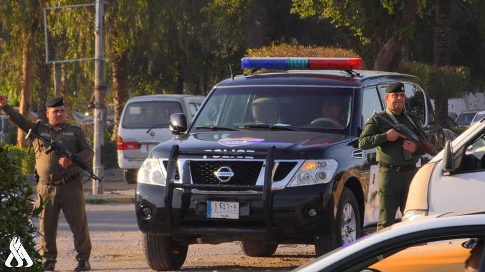 Karkh police arrest a suspect who ran over a traffic policeman while on duty and then fled
