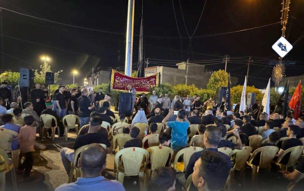 On the occasion of the first of Muharram, the banner of Imam Hussein (PBUH) was raised in the district of Turij in Karbala