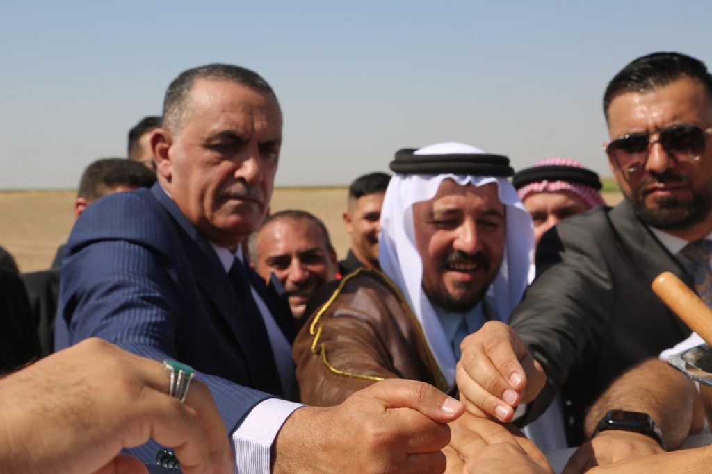 Kirkuk Governor lays foundation stone for Al-Mahouz Hospital in Al-Hawija District