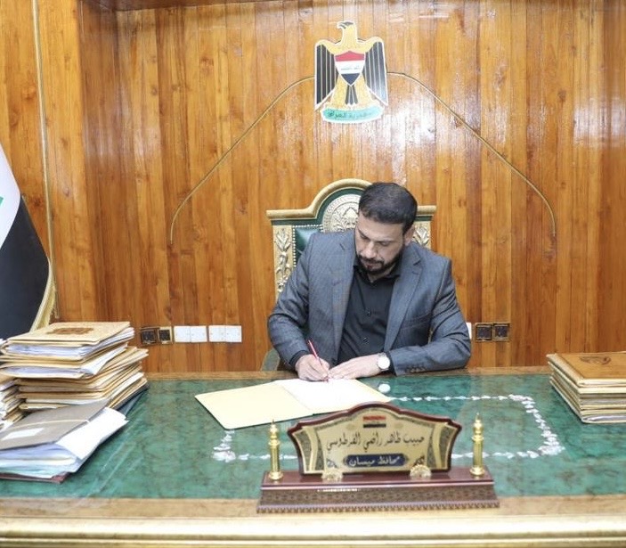 Maysan Governor announces completion of procedures related to contracts "Good news of peace"