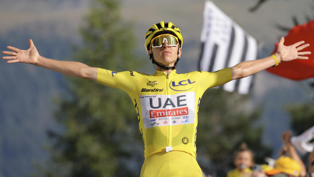 Tour de France : Pogačar wins his fifth mountain stage