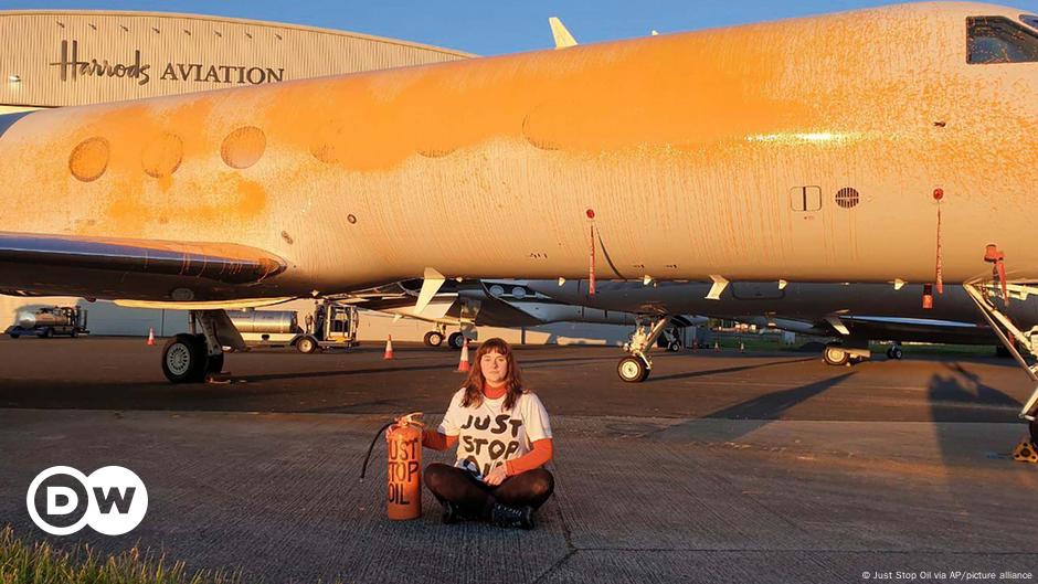 Taylor Swift’s jet spared activists’ orange paint – DW – 06/20/2024