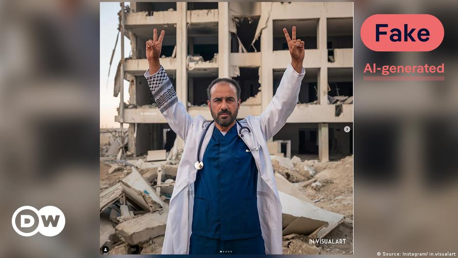 Fake image of al-Shifa Hospital director – DW – 07/05/2024