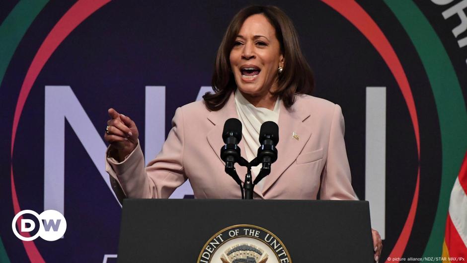 Celebrities rush to embrace Kamala Harris as Biden bows out – DW – 07/22/2024