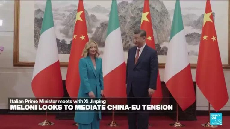 Italy's Meloni visits China with trade high on agenda