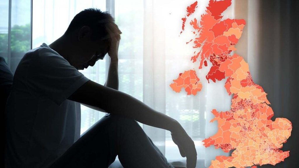 Interactive map reveals where men are 81% more likely to die young – are you at risk?