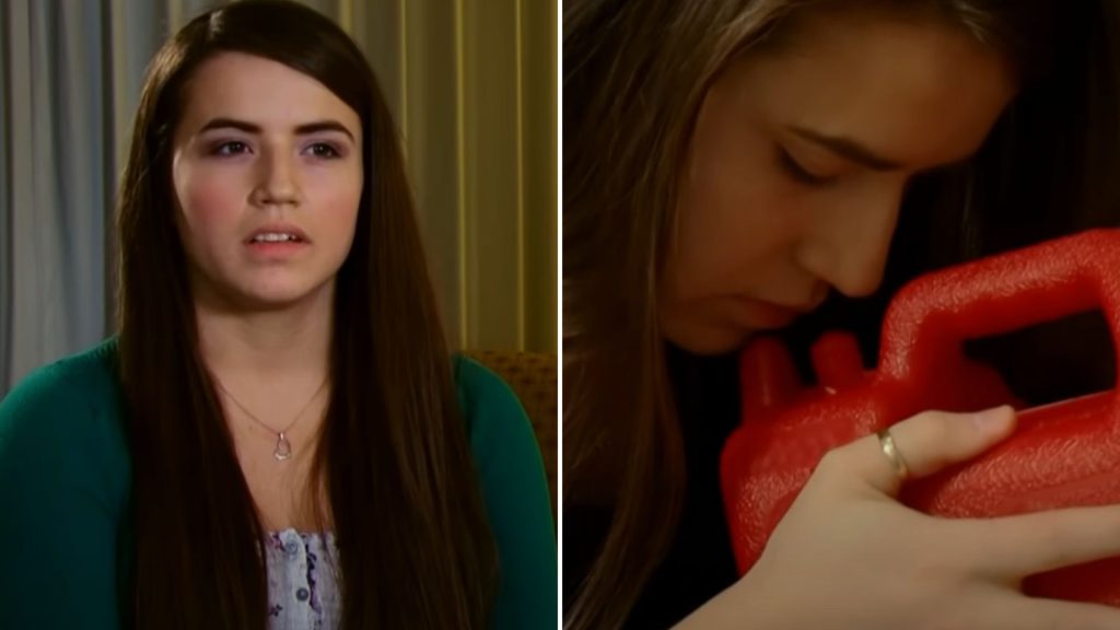 ‘It tastes sweet and sour and burns,’ reveals woman, 20, who’s addicted to drinking petrol in shocking clips