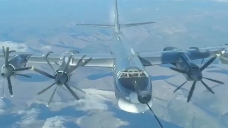Dramatic moment US fighter jets come face to face with Putin & Xi’s nuke bombers for 1st time in chilling WW3 escalation