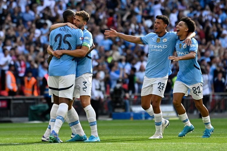 Man City vs Manchester United LIVE: Community Shield result and reaction after Manuel Akanji scores winning penalty