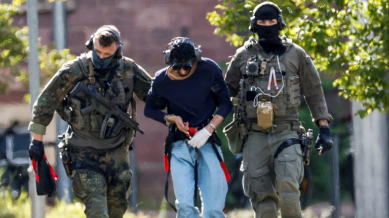 ‘ISIS terrorist’ who ‘killed 3 in Germany stabbing attack’ is charged after turning himself in ‘covered in blood’