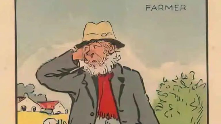 Everyone can see the farmer but you need 20/20 vision to spot his wife in this brainteaser in 7 seconds