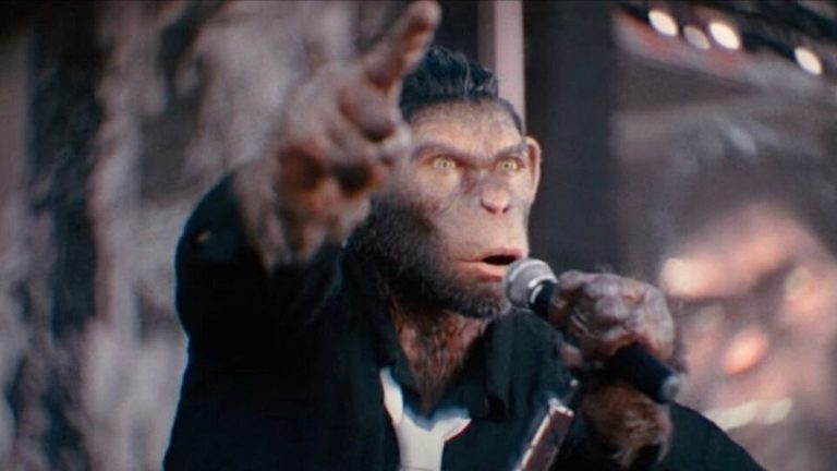 Watch: Robbie Williams is a CGI monkey in upcoming biopic ‘Better Man’