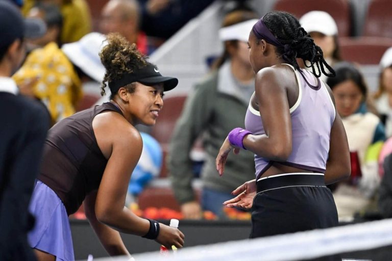 Coco Gauff and Naomi Osaka meet at tennis coaching crossroads in Beijing