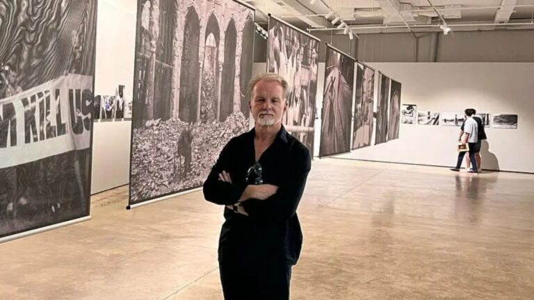 Brit photographer Paul Lowe, 61, ‘stabbed to death by son, 19, on hiking trail before teen crashed car trying to flee’