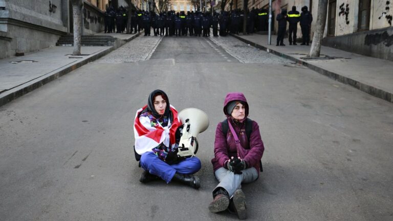 Hungary and Slovakia veto EU sanctions on Georgian officials as protests continue