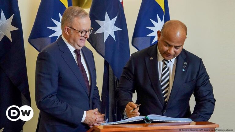 Australia, Nauru ink landmark security deal – DW – 12/09/2024