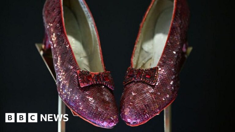 Dorothy’s ruby slippers from Wizard of Oz movie sell for $28m