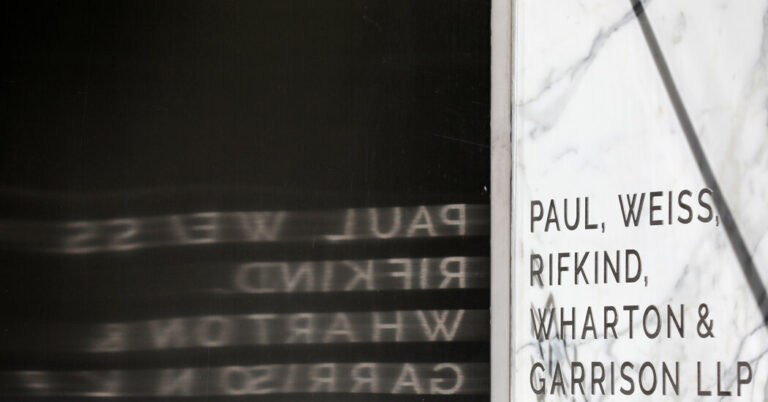 Paul Weiss Deal With Trump Faces Backlash From Legal Profession