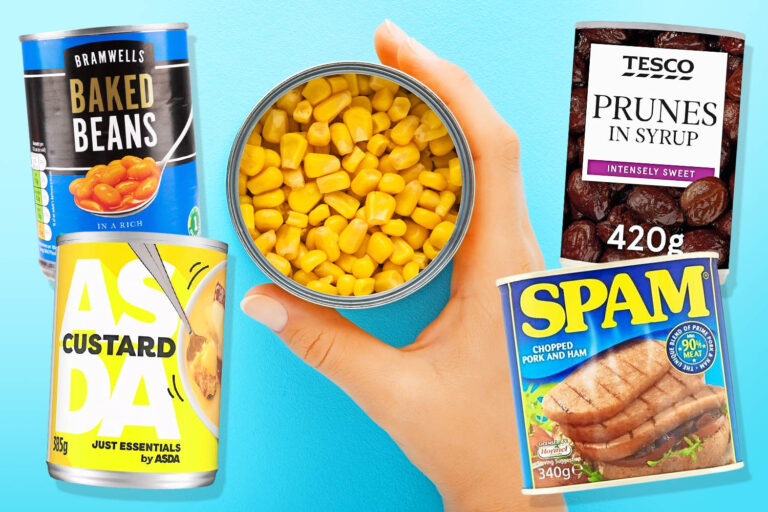 Protein-packed beans, canned custard’s vitamins and other hidden health benefits of bargain tinned foods revealed