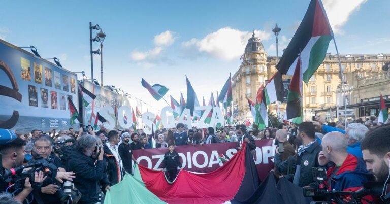 Gaza protesters take to streets in San Sebastian | News