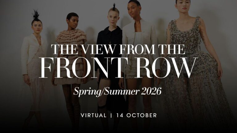Register now | The view from the front row: Spring/Summer 2026, Live Webinar