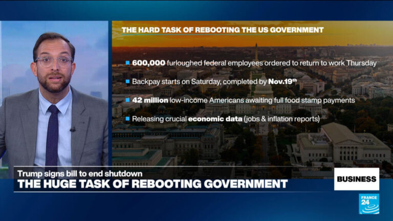 The hard task of rebooting the US government after 43-day shutdown