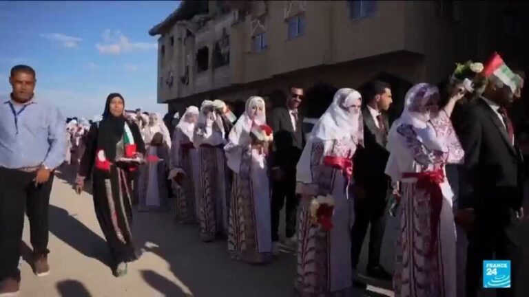 Mass wedding in Gaza brings hope amid conflict