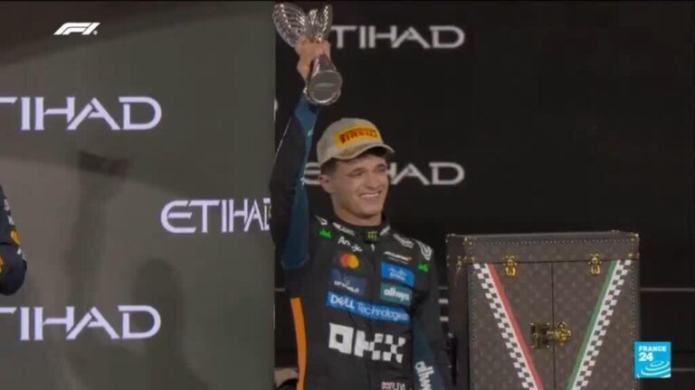 Lando Norris clinches his first F1 title at season-ending Abu Dhabi Grand Prix