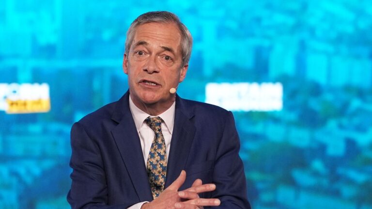 Nigel Farage’s Reform UK rally thrown into chaos as protesters shout ‘you’re not welcome’