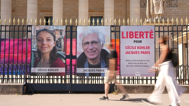 Detained for years in Iran, Cécile Kohler and Jacques Paris are free and on their way to France
