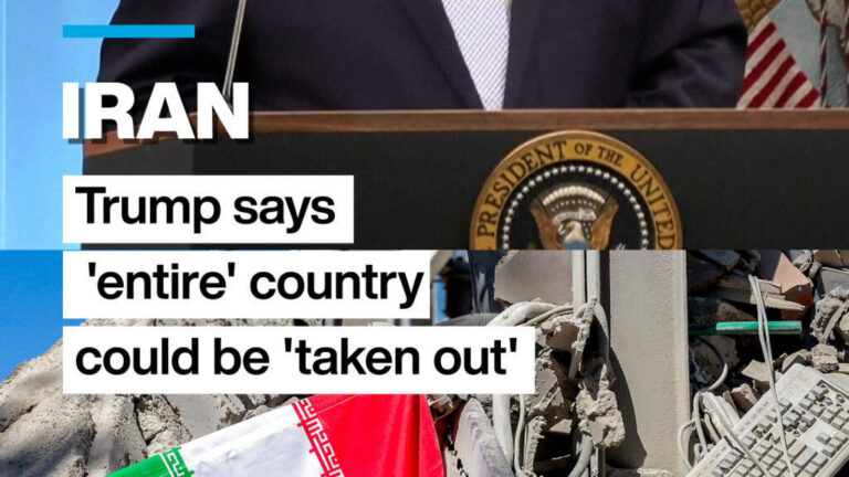 Trump threatens to take out Iran in 'one night' as deadline looms