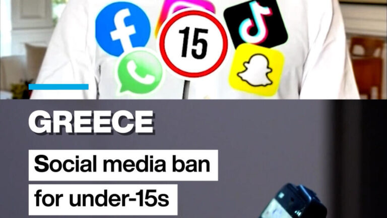 Greece to ban social media for under-15s from 2027