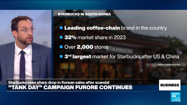 Starbucks in South Korea sees 'very significant drop in sales' amid controversy