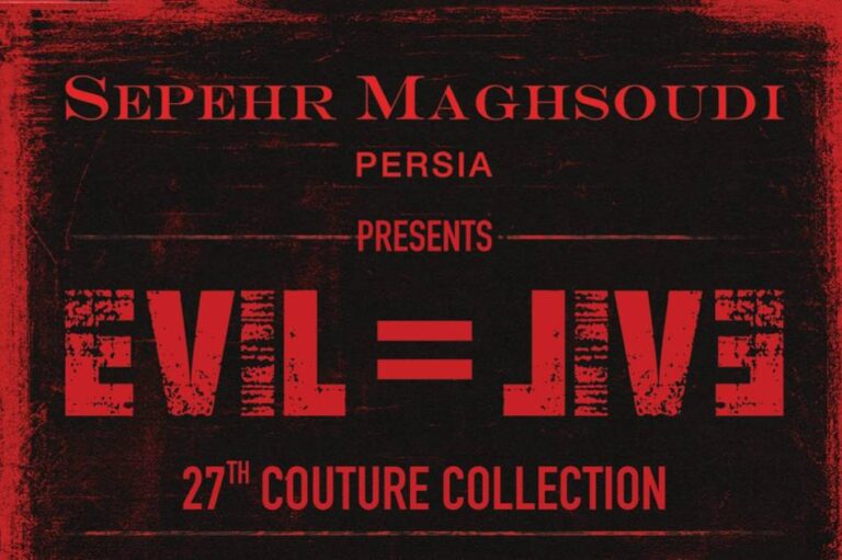 Sepehr Maghsoudi presenteert nieuwe couturecollectie