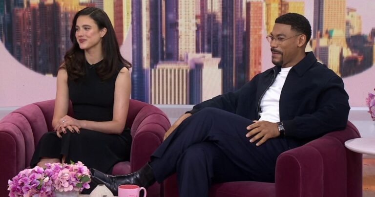 Margaret Qualley and Aaron Pierre Talk ‘Immediate Trust’ on Set