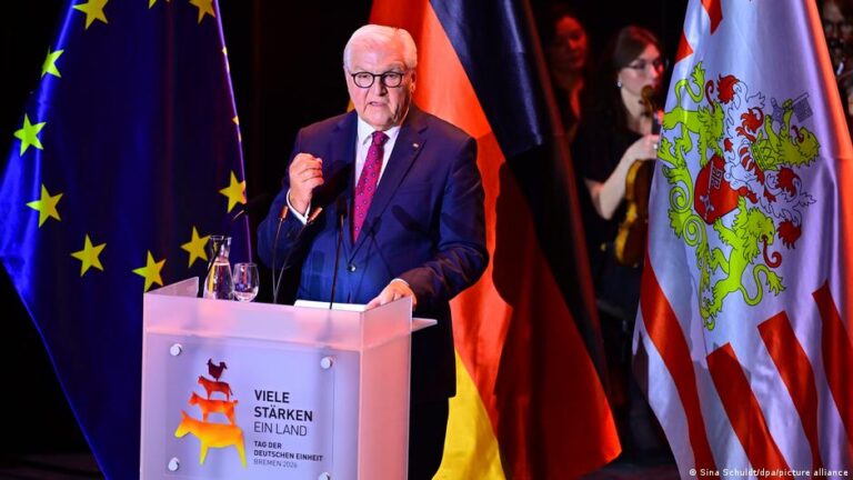 German Unity Day: Steinmeier laments ‘bitter setbacks’