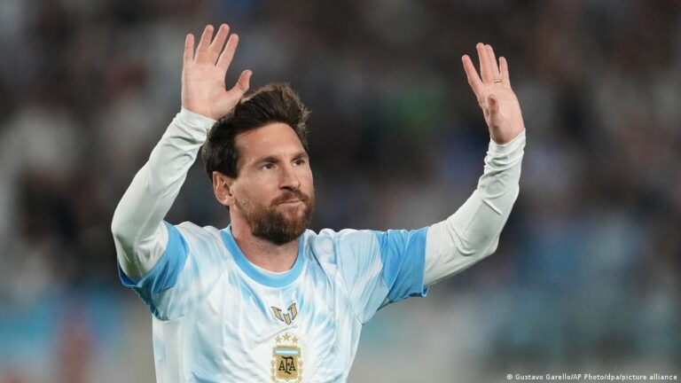 Lionel Messi plays final game for Argentina